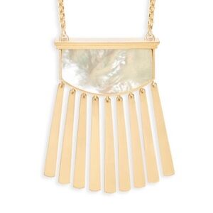 Kendra Scott Ellen Gold and Cream Necklace
